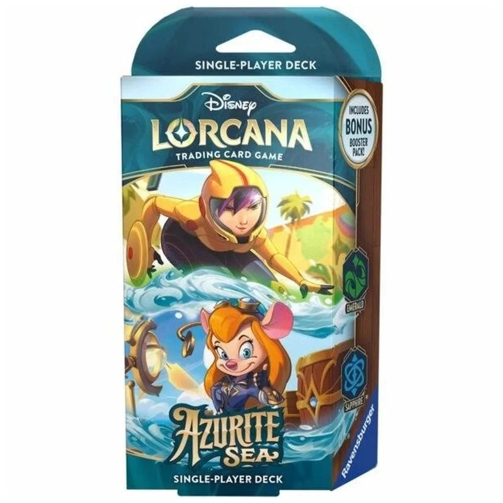 Lorcana - Azurite Sea Starter Deck - Go Go Tomago & Gadget Hackwrench