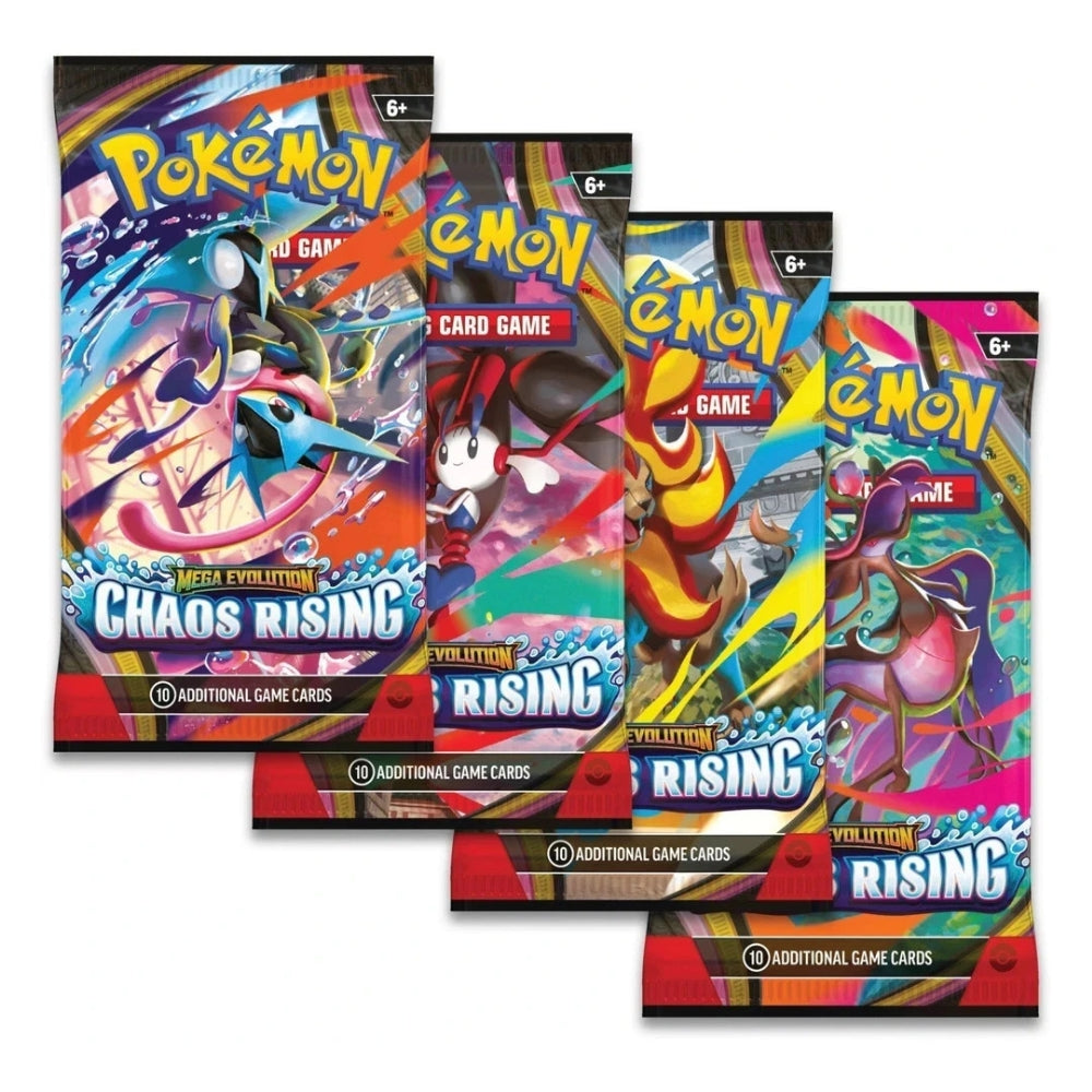 Pokemon Mega Evolution Chaos Rising: Booster Pack - Art Set