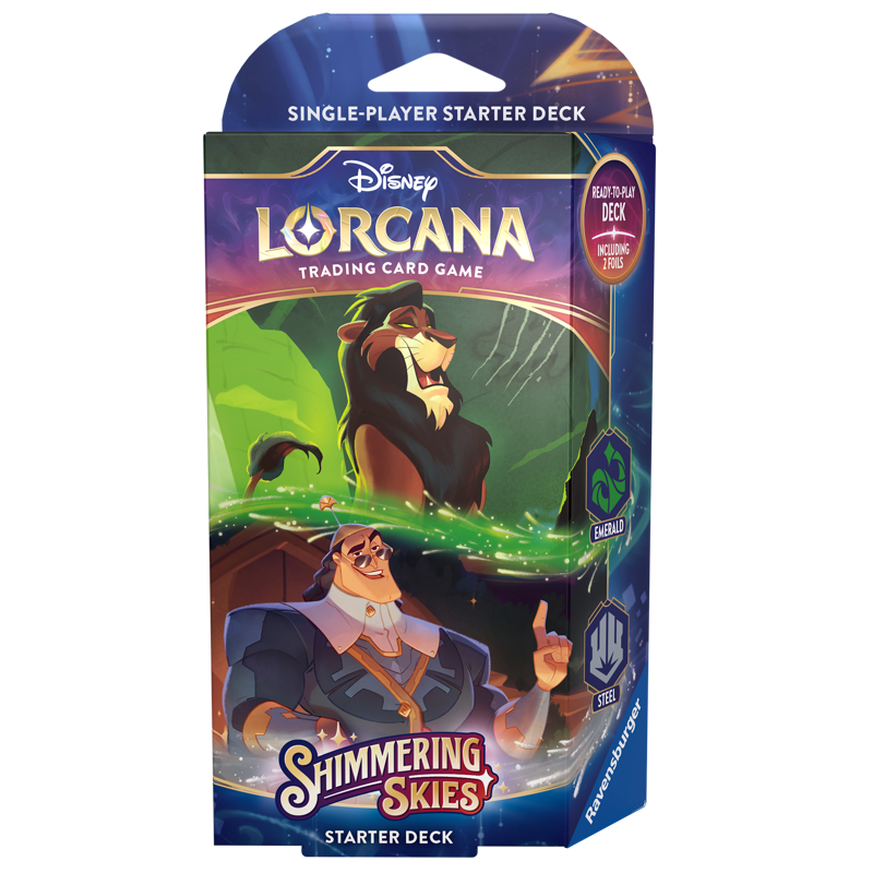 Lorcana - Shimmering Skies Starter Deck - Scar & Kronk