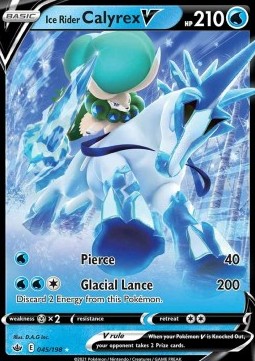 Ice Rider Calyrex V - Chilling Reign (Ultra Rare) [CRE-045]