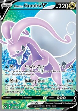 Hisuian Goodra V - Lost Origin (Ultra Rare) [LOR-187]