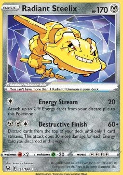 Radiant Steelix - Lost Origin (Ultra Rare) [LOR-124]