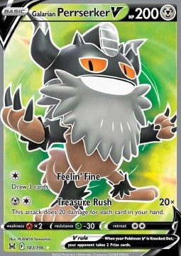 Galarian Perrserker V - Lost Origin (Ultra Rare) [LOR-183]