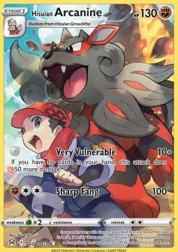 Hisuian Arcanine - Lost Origin (Holo Rare) [LOR-TG08]