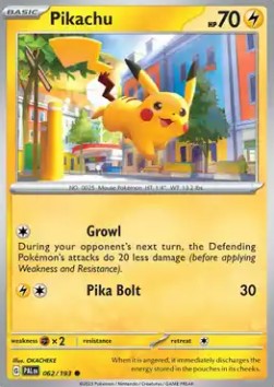 Pikachu - Paldea Evolved (Common) [PAL-062]