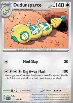 Dudunsparce - Paldea Evolved (Uncommon) [PAL-157]