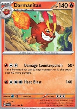 Darmanitan - Obsidian Flames (Uncommon) [OBF-035]