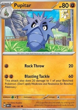 Pupitar - Obsidian Flames (Uncommon) [OBF-106]