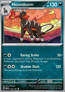 Houndoom - Obsidian Flames (Uncommon) [OBF-133]
