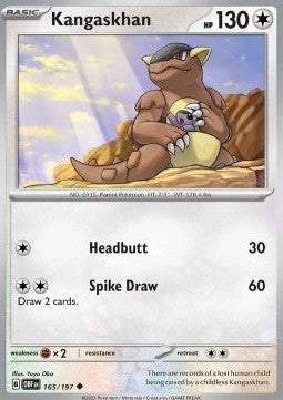 Kangaskhan - Obsidian Flames (Uncommon) [OBF-165]