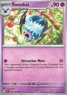 Swoobat - Paldean Fates (Uncommon) [PAF-033]