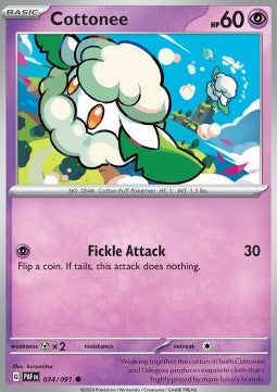 Cottonee - Paldean Fates (Common) [PAF-034]