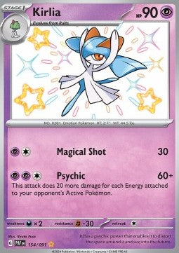 Kirlia - Paldean Fates (Shiny Rare) [PAF-154]