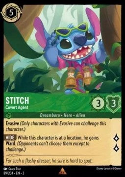 Stitch - Covert Agent - Into the Inklands (Rare) [3INK-89]