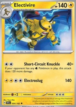 Electivire - Temporal Forces (Uncommon) [TEF-054]