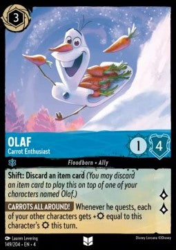 Olaf - Carrot Enthusiast - Ursula's Return (Uncommon) [4URS-149]