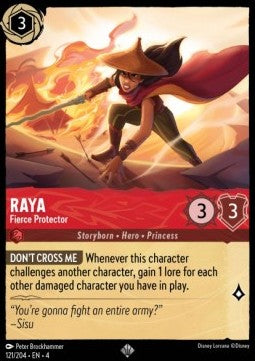Raya - Fierce Protector - Ursula's Return (Super Rare) [4URS-121]