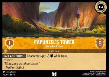 Rapunzel's Tower - Secluded Prison - Shimmering Skies (Uncommon) [5SSK-33]