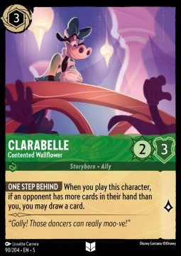 Clarabelle - Contented Wallflower - Shimmering Skies (Uncommon) [5SSK-90]