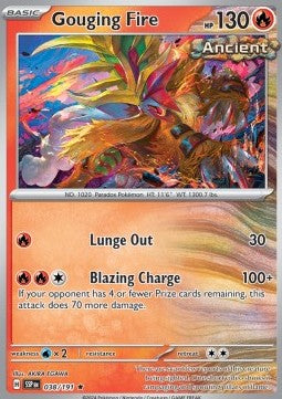 Gouging Fire - Surging Sparks (Rare) [SSP-038]