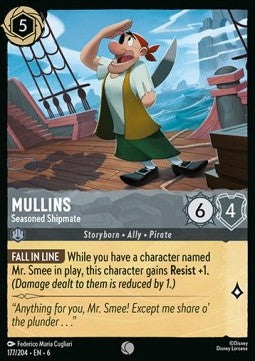 Mullins - Seasoned Shipmate - Azurite Sea (Common) [6AZS-177]