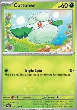 Cottonee - Prismatic Evolutions (Common) [PRE-007]