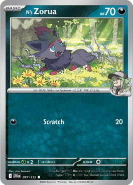 N's Zorua - Journey Together (Common) [JTG-097]