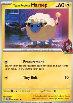 Team Rocket's Mareep - Destined Rivals (Common) [DRI-072]