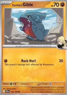 Cynthia's Gible - Destined Rivals (Common) [DRI-102]