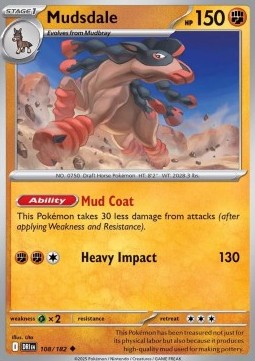 Mudsdale - Destined Rivals (Uncommon) [DRI-108]