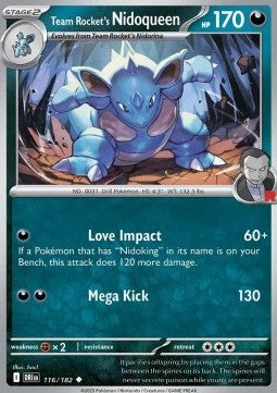 Team Rocket's Nidoqueen - Destined Rivals (Uncommon) [DRI-116]