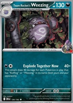 Team Rocket's Weezing - Destined Rivals (Uncommon) [DRI-126]