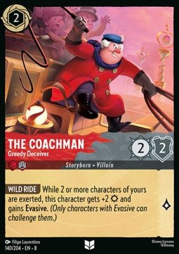 The Coachman - Greedy Deceiver - Reign of Jafar (Uncommon) [8JAF-140]