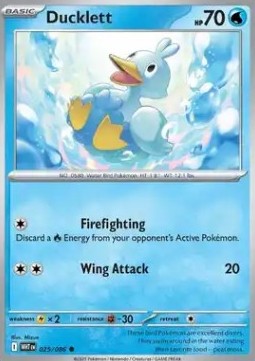 Ducklett - White Flare (Common) [WHT-025]