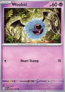 Woobat - White Flare (Common) [WHT-036]
