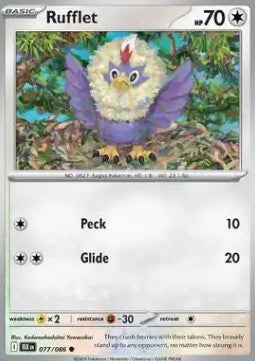 Rufflet - Black Bolt (Common) [BLK-077]