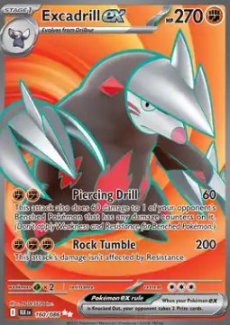 Excadrill ex - Black Bolt (Ultra Rare) [BLK-160]