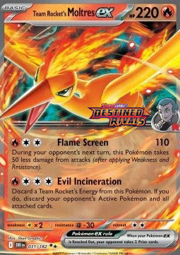 Team Rocket's Moltres ex - Destined Rivals: Additionals (Promo) [xDRI-031]