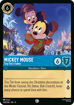 Mickey Mouse - Tiny Tim's Father - Winterspell (Common) [11WSP-140]