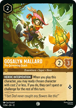 Gosalyn Mallard - The Quiverwing Quack - Wilds Unknown (Common) [12WIL-1]
