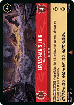 Leviathan's Lair - Dangerous Ground - Wilds Unknown (Rare) [12WIL-136]