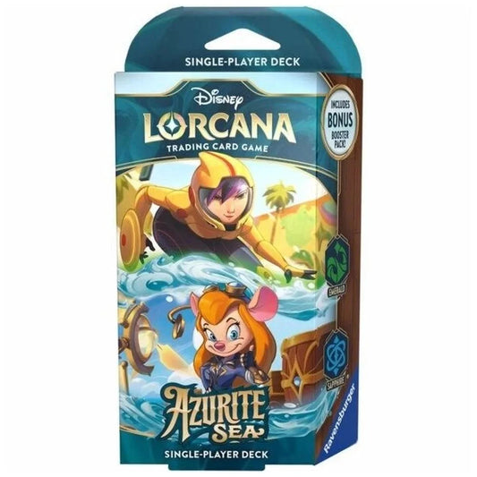 Lorcana - Azurite Sea Starter Deck - Go Go Tomago & Gadget Hackwrench