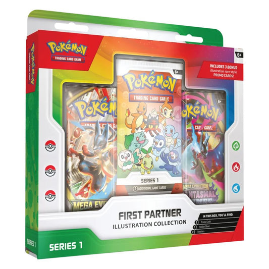 Pokemon First Partner Illustration Collection Box English Series 1