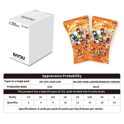 Kayou - Naruto Smriti Collectible Cards - Earth Scroll Sleeved Booster Box (24x Packs)