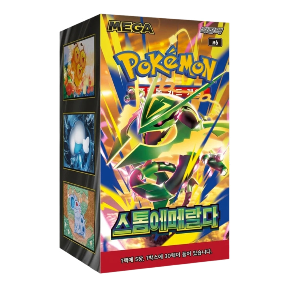 Pokemon Storm Emeralda - Korean Booster Box [m6] (30 Packs)