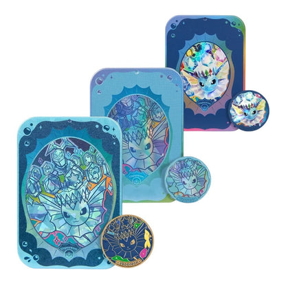 Pokemon Terastal Gathering Accessory Set Box (Vaporeon) -  Simplified Chinese (csv9.5C)