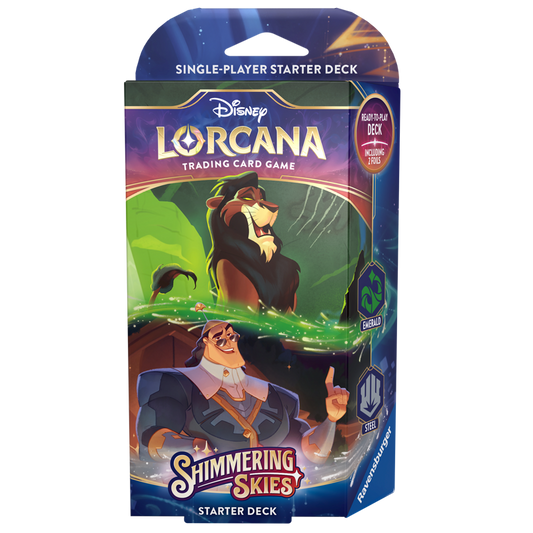 Lorcana - Shimmering Skies Starter Deck - Scar & Kronk
