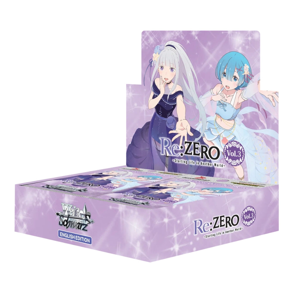 Weiss Schwarz - Re:ZERO - Starting Life in Another World- Vol.3 - English Booster Box (12x Packs)